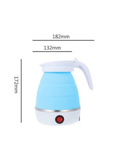 EXCLIFE Mini Retractable Foldable Kettle Silicone Electric Kettle Portable Small Outdoor Travel Kettle  - Image 4