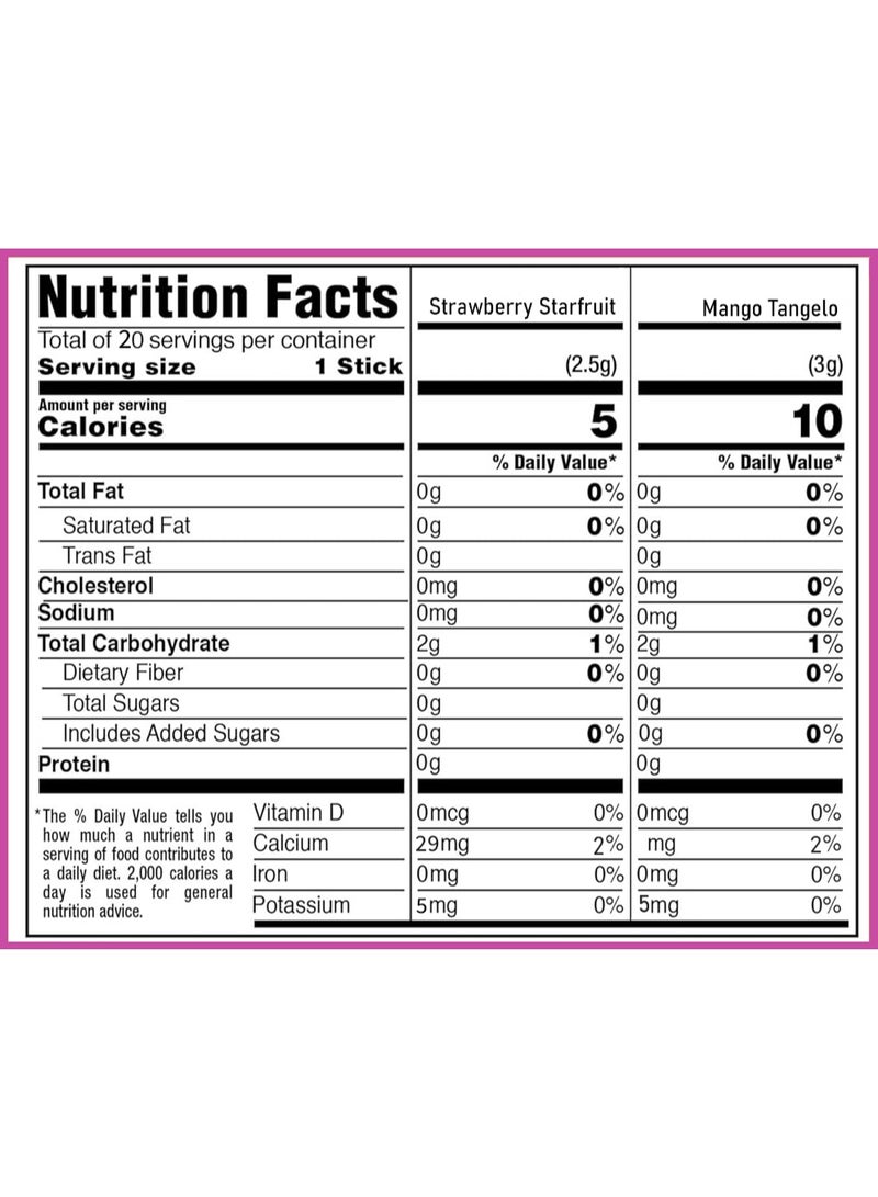 سكيتلس سكيتلز - سنجل تو قو مزيج مشروب باودر توت بري (20 حبات) - Image 2