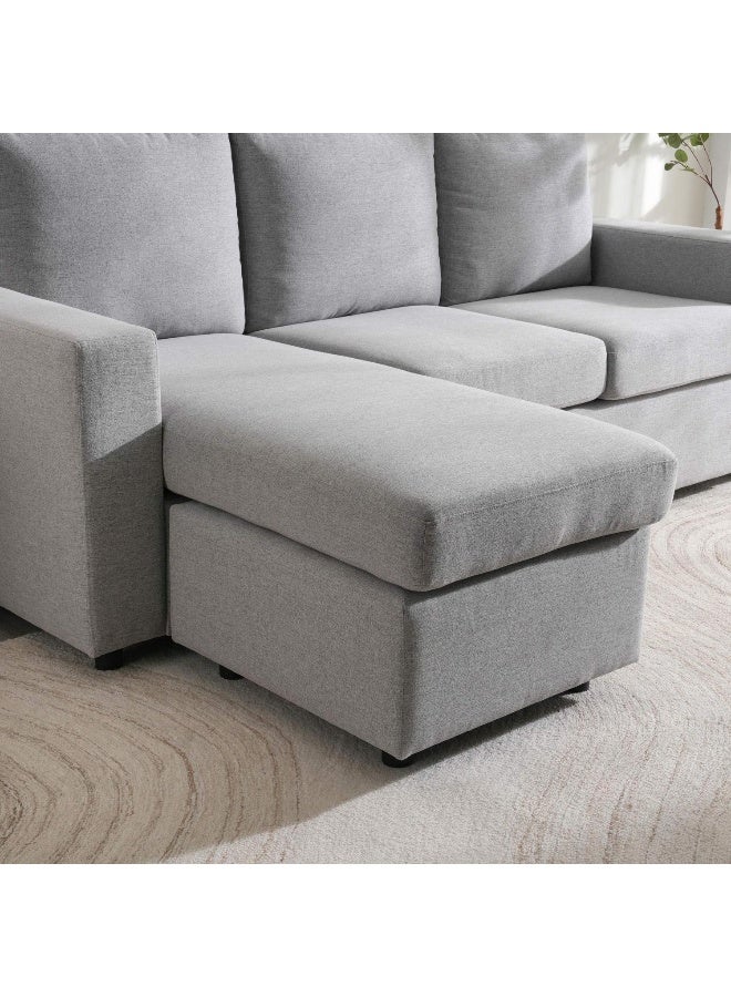 Pan Home Tillster Sectional Sofa- Grey - Image 1