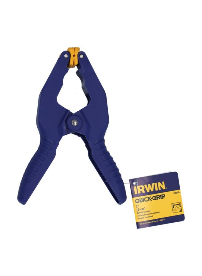 IRWIN Spring Clamp Blue and Yellow 2inch - Image 1
