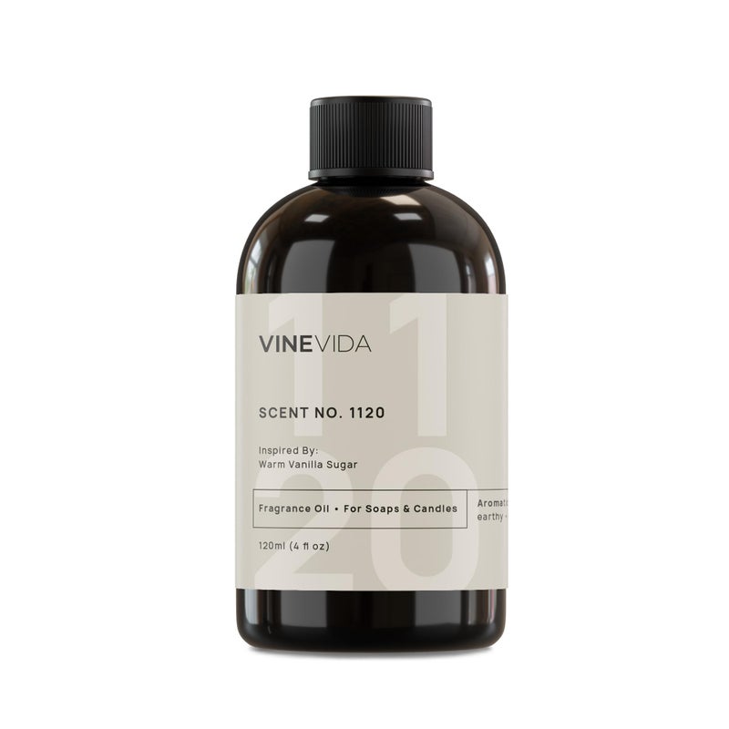 VINEVIDA [4oz] Warm Vanilla Sugar Fragrance Oil for Candle Making - Made in USA Candle Scents for Candle Making - Candle Fragrance Oil for Soy Candles - Image 1