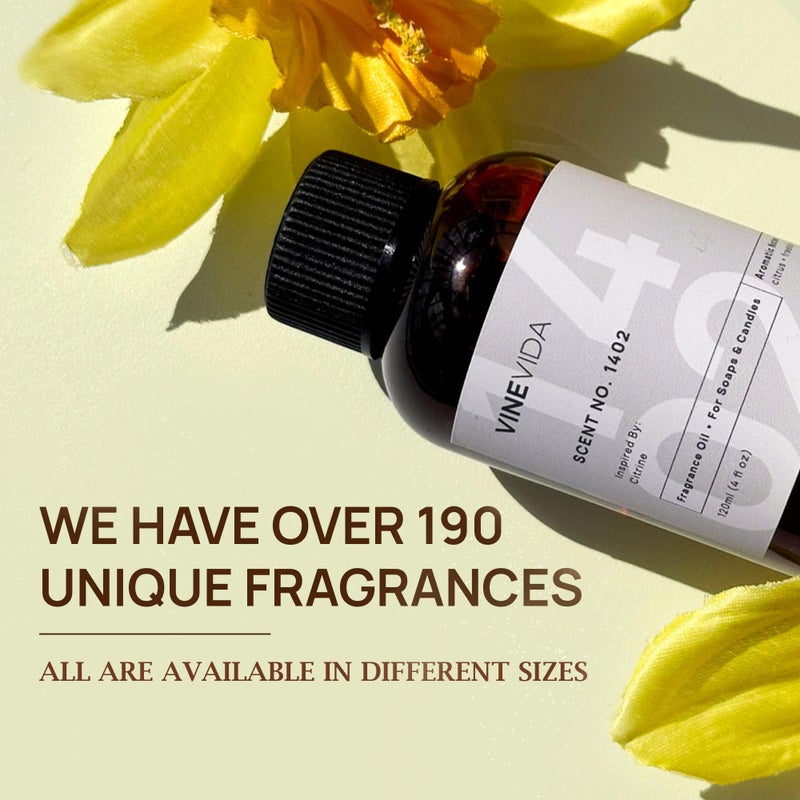 VINEVIDA [4oz] Warm Vanilla Sugar Fragrance Oil for Candle Making - Made in USA Candle Scents for Candle Making - Candle Fragrance Oil for Soy Candles - Image 5