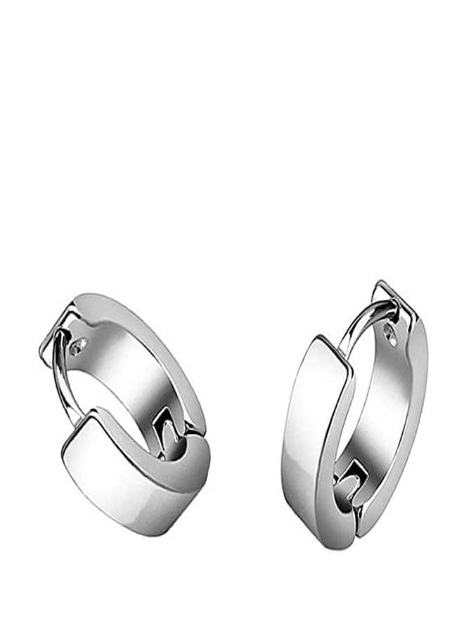 BEAUTIVIA Mens Jewellery Valentine Multi Stud Bali Hoop earrings for men/Ear rings Combo For Men/Gents/Boys/Ear mens jewellery, Stainless Steel Clip-on Earring, Earring Set, Hoop Earring, Stud Earring - Image 3