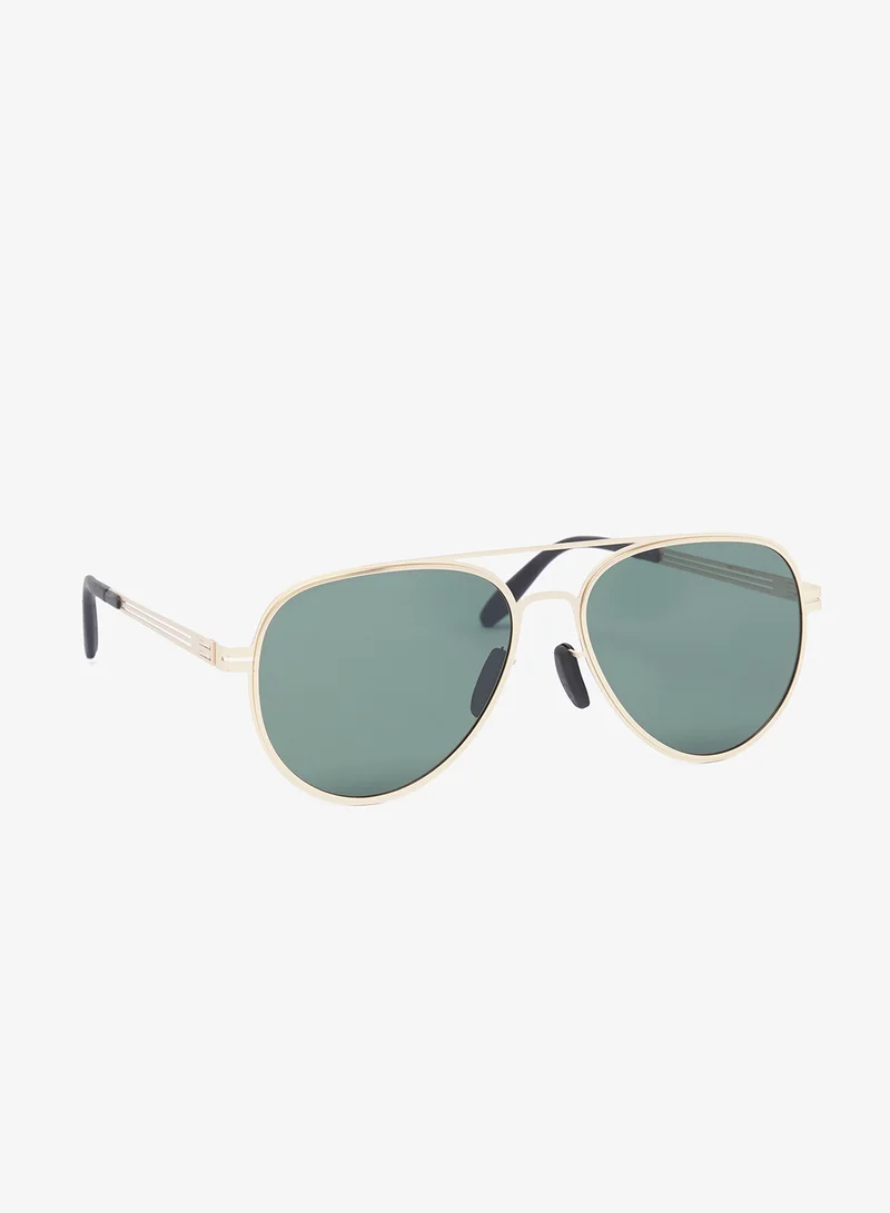 Robert Wood Polarized Lens Aviator Sunglasses