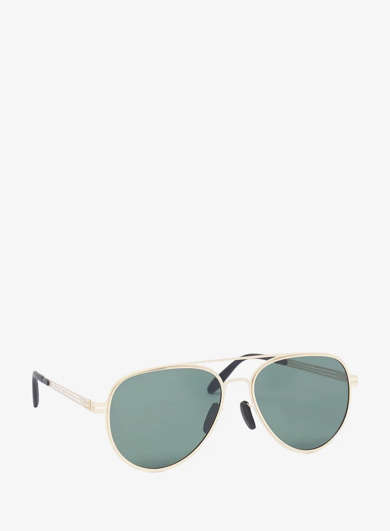 Robert Wood Polarized Lens Aviator Sunglasses