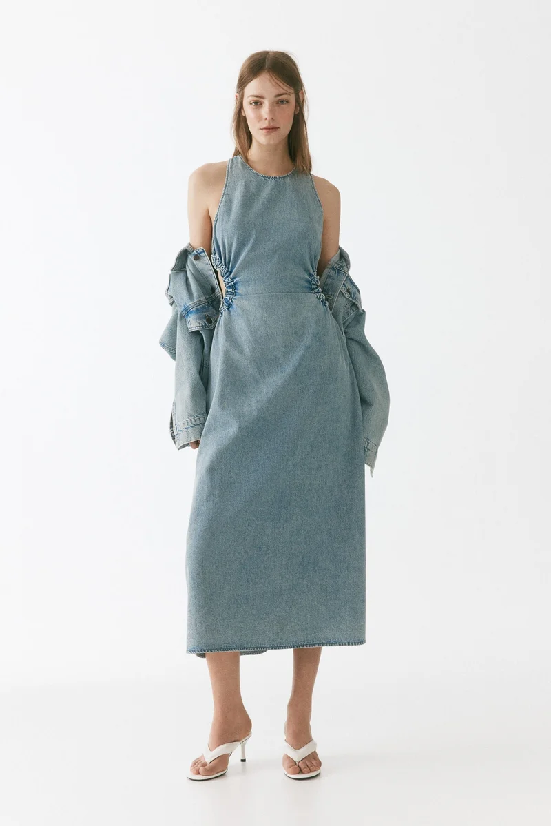 H&M Open-back maxi dress
