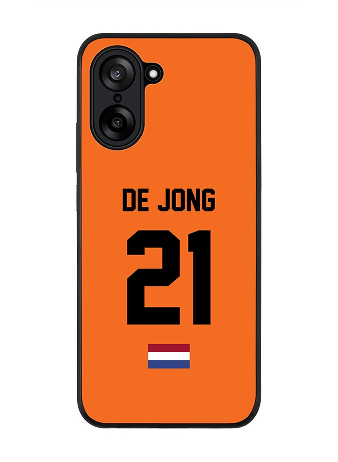 Stylizedd For OnePlus Nord CE5 / Ace 5 Racing Case,Slim fit Camera Protection, Shockproof Thin Phone cover  - Football - Netherlands - De Jong