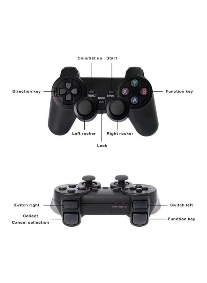 Classic M8 Game Stick 4K Game Console with Two 2.4G Wireless Gamepads Dual Players HDMI Output Built in 3500 Classic Games Compatible with Android TV/PC/Laptop/Projector - Image 5