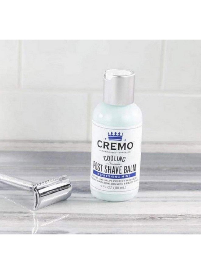 cremo Cooling Formula Post Shave Balm, Soothes, Cools And Protects Skin From Shaving Irritation, Dryness And Razor Burn, 4 Oz