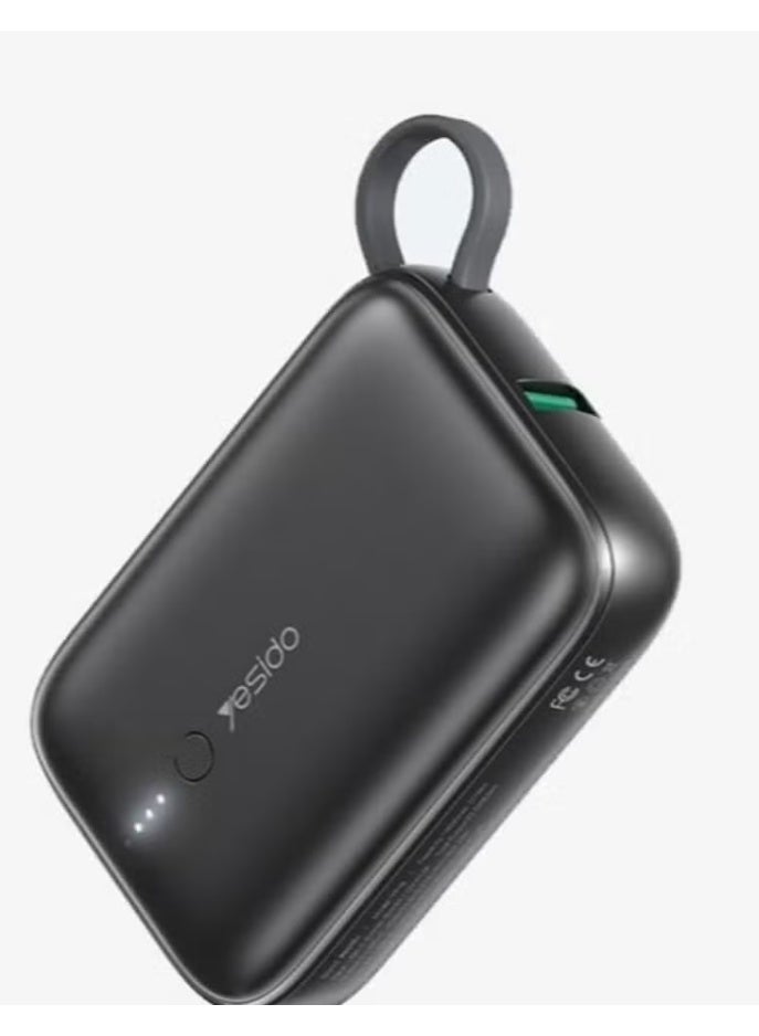 Yesido YP-18 Super Mini 10000mAh Power Bank, Portable Fast Charger with PD3.0, QC3.0, FCP & AFC Fast Charging Support, Compact Power Bank for Smartphones, Tablets & Other USB Devices - Image 1