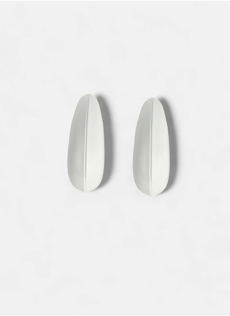 SOHI Contemporary Half Hoop Earrings