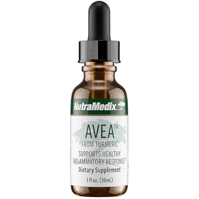 NutraMedix Avea Turmeric Extract - Liquid Turmeric Supplement for Stress, Mood Support & Promoting a Healthy Inflammatory Response - Daily Stress Relief Drops (1oz / 30ml) - Image 1