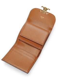 Celine Dion Small wallet Triomphe in textile and calfskin  - Image 4