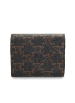 Celine Dion Small wallet Triomphe in textile and calfskin  - Image 3