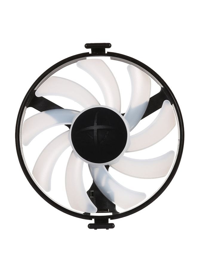BURAQ - GPU Cooler Graphics Card Fan VGA Cards blower Cooler for XFX RX470 RX480, with Blue Light - Image 1