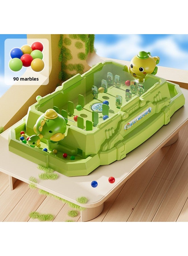 آلة لعبة البينبول للأطفال لعبة تعليمية لعبة معركة مزدوجة على الطاولة للأولاد من سن 3 إلى 6 سنوات لتدريب التركيز