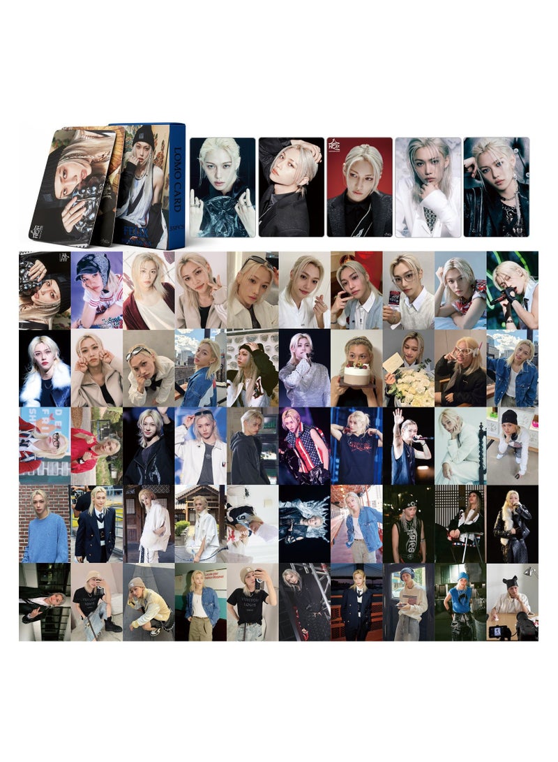 NIBEMINENT 55 Pcs Kpop Stray Kids - Felix Lomo Cards Card For Fans Collection Gifts - Image 1