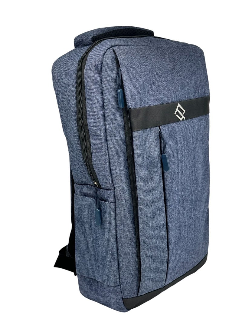 SportQ - Modern Laptop Travel Bag, Professional Large School Backpack Waterproof with USB Charging Port for Men and Women - Image 1
