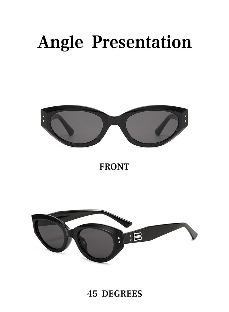Moovant Fashion Sunglasses TR Glasses for Women Luxury Glasses Sun Protection Women's Camera Glasses Makeup Free Embellished Face Glasses Clear Vision for Driving, Outdoors, Traveling - Image 4
