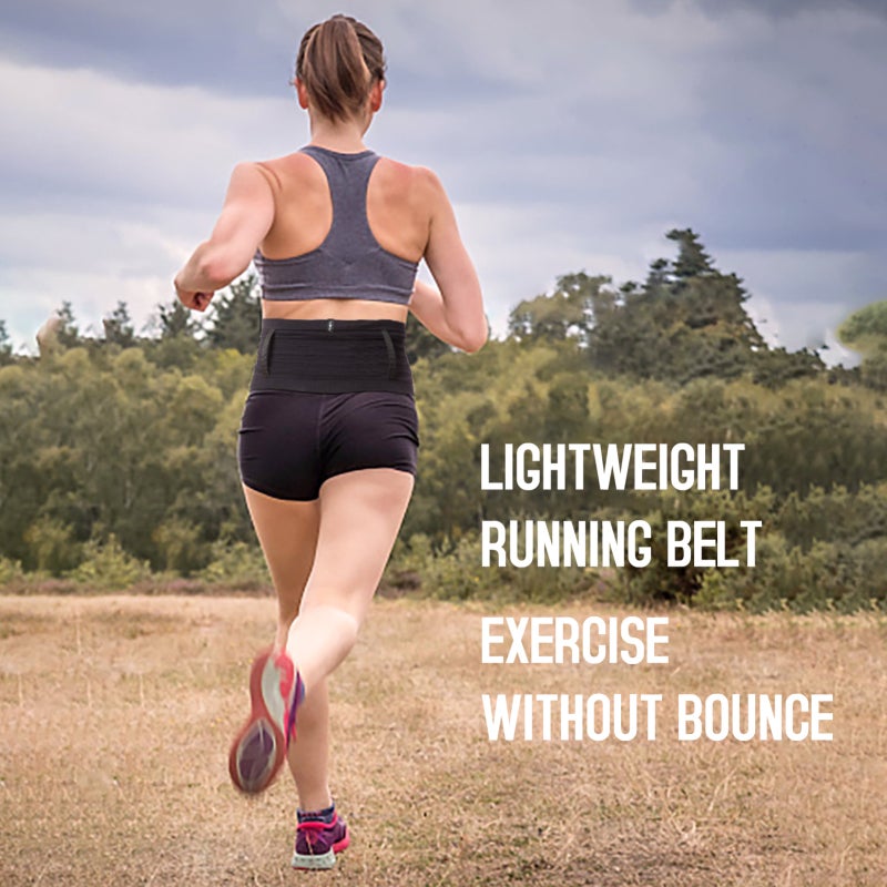 AONIJIE Running Belt: S Size, Breathable Moisture-Wicking Nylon Spandex, 360 Degree Close Fit - Quick Drying Fabric, Reflective Race Belt for Night Running, Marathon Runners & Outdoor Fitness Enthusiasts - Image 3