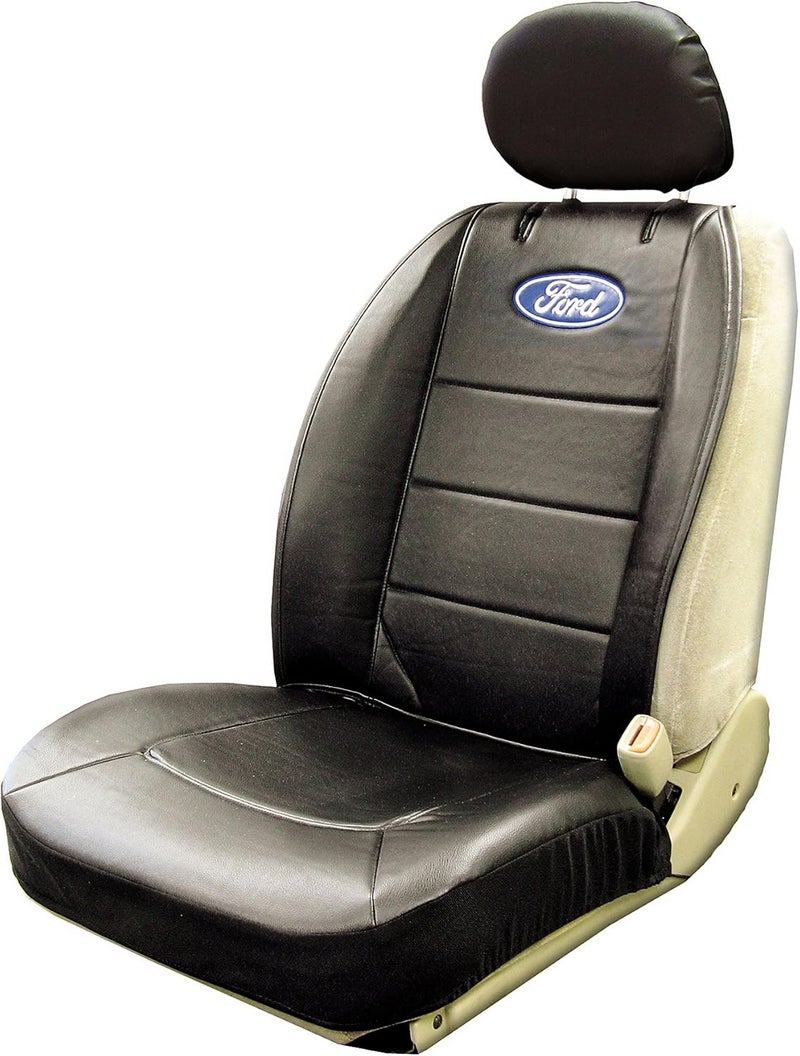 Plasticolor Ford Black Sideless Seat Cover - Image 3