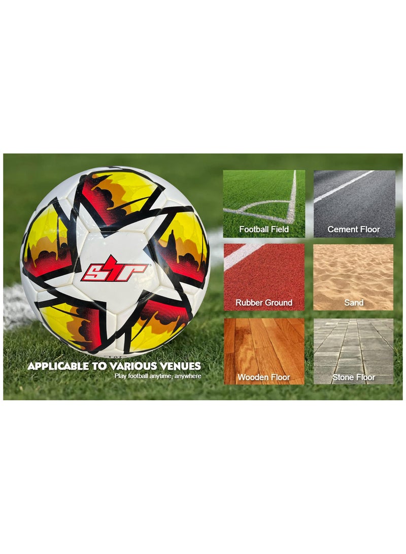 سبال كرة القدم كرة القدم لمباريات كأس العالم أفضل كرة مقاومة للماء للاستخدام في الأماكن المغلقة/الخارجية للتدريب الاحترافي ومطابقة الرجال والنساء للشباب والكبار - Image 4