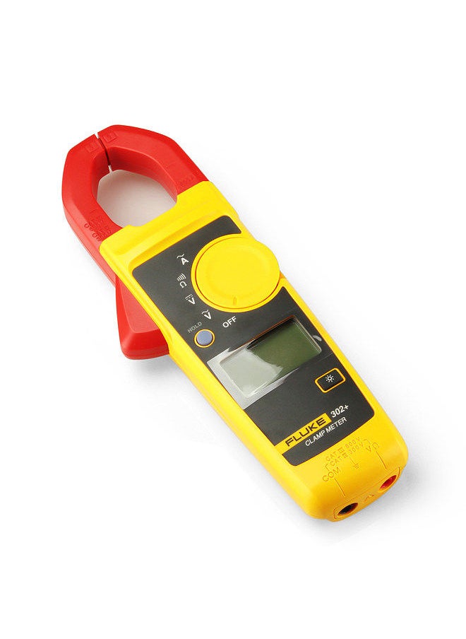 FLUKE F302+ Handheld Clamp Meter LCD Display Digital Clamp Multimeter Clamp Type Universal Meter Ammeter AC/DC Voltage Meters 400A AC Current 600V DC/AC Voltage Clamp Meter