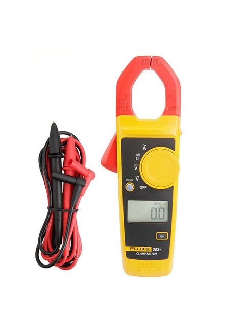 FLUKE F302+ Handheld Clamp Meter LCD Display Digital Clamp Multimeter Clamp Type Universal Meter Ammeter AC/DC Voltage Meters 400A AC Current 600V DC/AC Voltage Clamp Meter