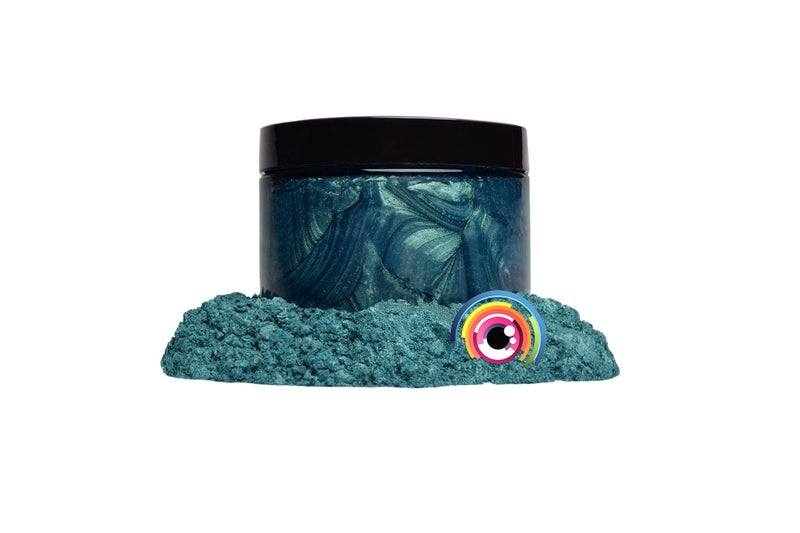Eye Candy Pigments Premium Mica Powder - Macaw Blue Green (50gr) - for Epoxy, Resin, Soap, Paint, Woodworking, Acrylic Pouring, Bath Bombs, Fishing Lures - DIY Arts and Crafts Additive - Image 4