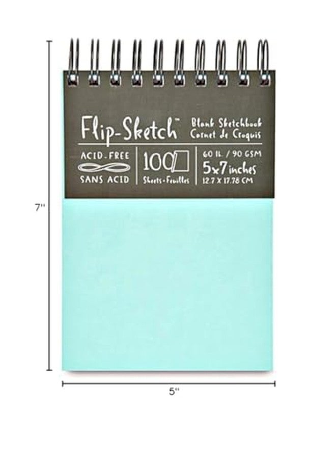 جلوبال آرت دفتر رسم قابل للطي، مجموعة صور بورتريه 5 × 7 بوصة، 100 ورقة - Image 2