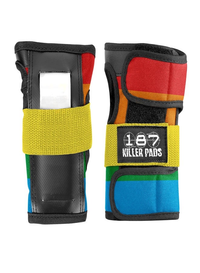 187 KILLER PADS Triple Eight -Wrist Guard - S Rainbow (WGSA872) - Image 1