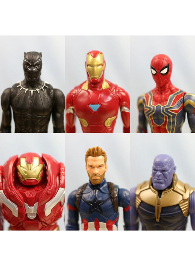 The AvengerS 3 Infinity War Steel M Spider M Spider Man ThanoS Black Panther 30cm Action Figure Model-Color:Anti-buster Iron Man M - Image 3