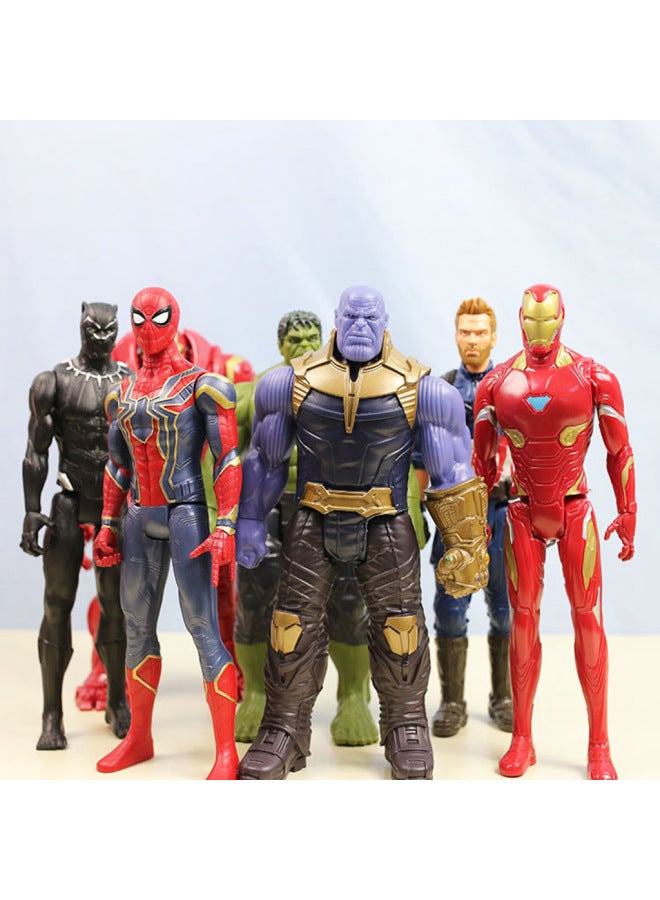 The AvengerS 3 Infinity War Steel M Spider M Spider Man ThanoS Black Panther 30cm Action Figure Model-Color:Anti-buster Iron Man M - Image 2