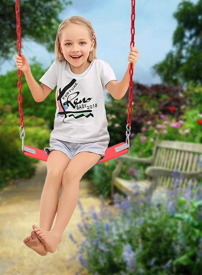شيانغ يو patio children garden eva swing seat with plastic coated chains - Image 1