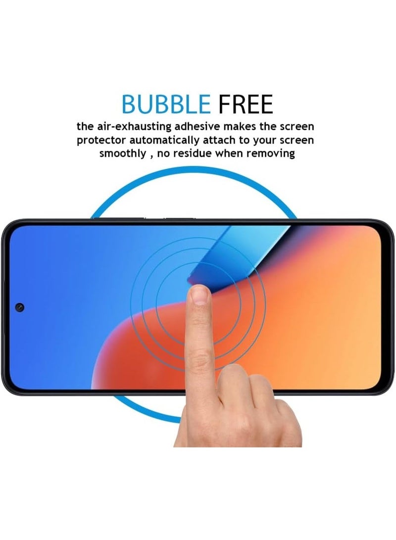 ميجوفاست واقي شاشة زجاجي مقوى لهاتف Redmi NOTE 12، تغطية كاملة من الحافة إلى الحافة بإطار أسود - صلابة 9H، وضوح عالي الدقة، مقاوم للخدش، خالٍ من الفقاعات - Image 4