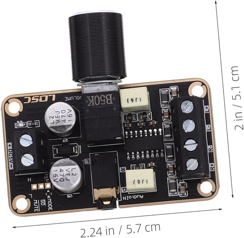 Digital Amplifier Board Stereo Module for Home Theater Outdoor Use Audio Output - Image 3