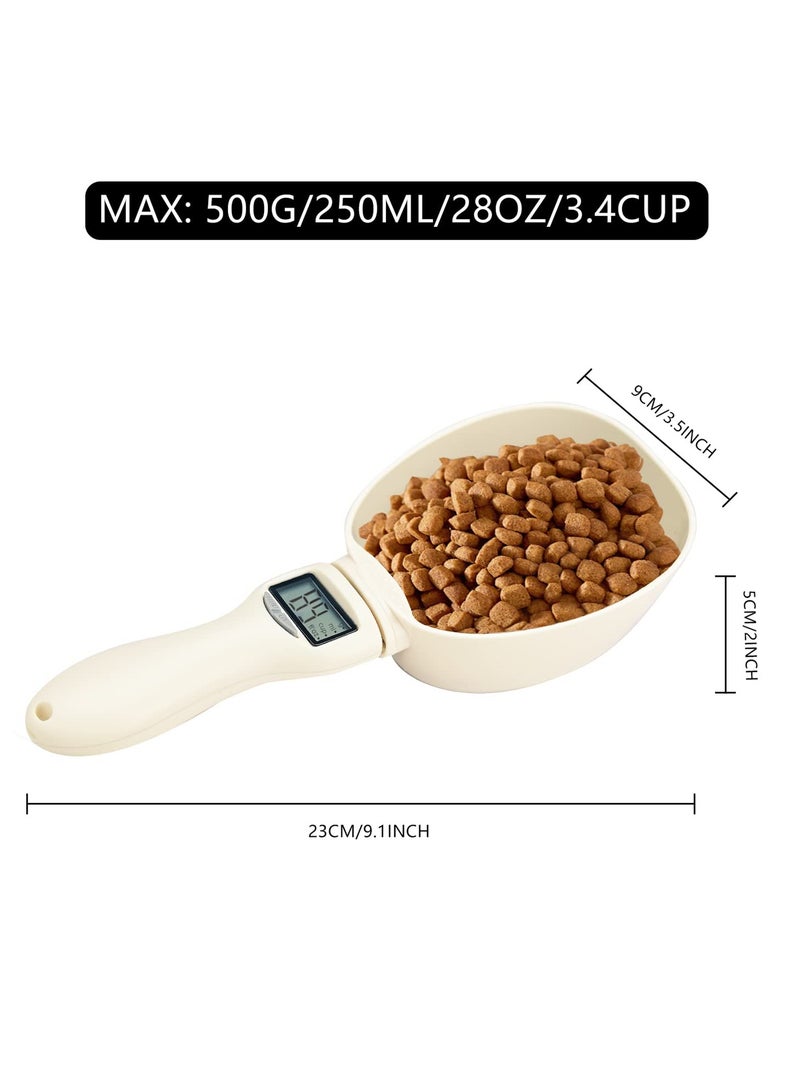 SYOSI Digital Pet Food Measuring Scoop Scale, Precise Scooper for Dogs and Cats, Measures Liquid and Dry Items, Max 800g - Image 5