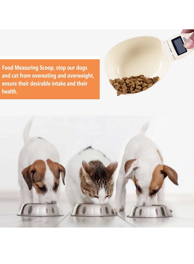 SYOSI Digital Pet Food Measuring Scoop Scale, Precise Scooper for Dogs and Cats, Measures Liquid and Dry Items, Max 800g - Image 2