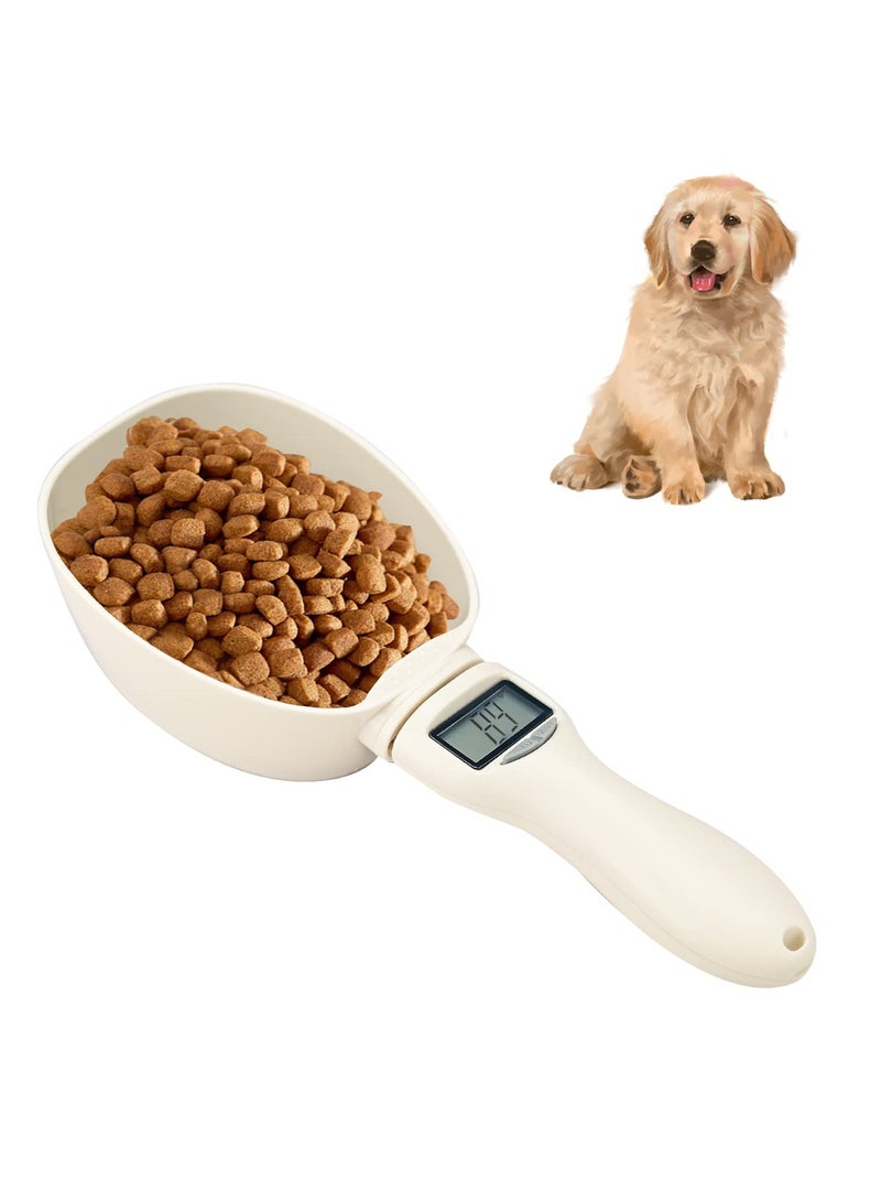 SYOSI Digital Pet Food Measuring Scoop Scale, Precise Scooper for Dogs and Cats, Measures Liquid and Dry Items, Max 800g - Image 1