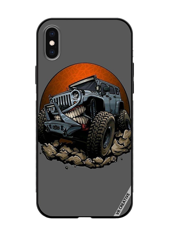 VR CREATIVE Protective Case Cover For Apple iPhone XS Max Car Design Multicolour - Image 1