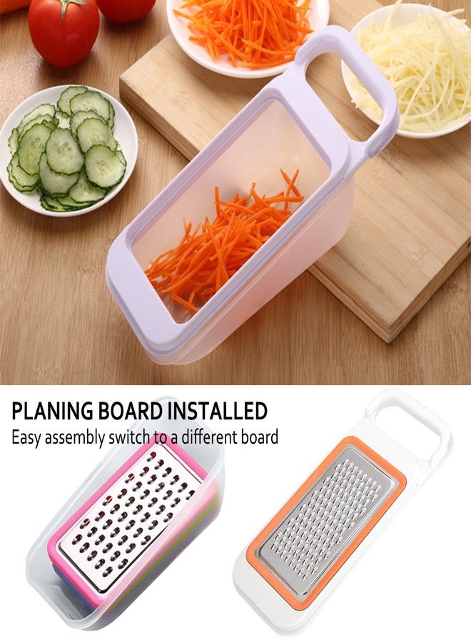 FineGood 4 PCS Mandoline Vegetable Slicer, FineGood Food Chopper Corer Grater Vegetable Cutter for Restaurant with 5 Citrus Orange Peelers - Image 5