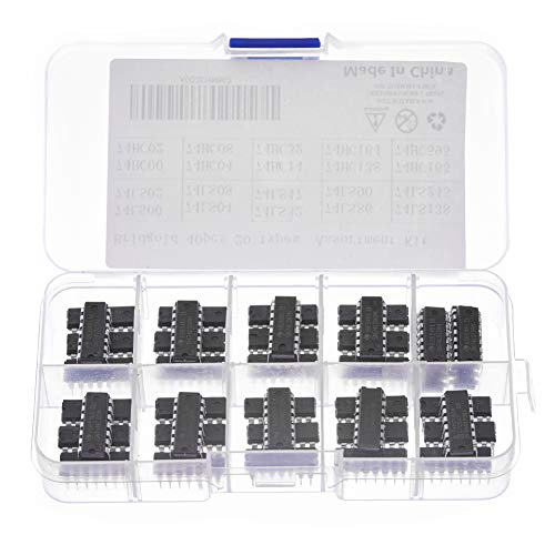 Bridgold 40pcs(20pcs 74HCxx+20pcs 74LSxx) Series Logic IC Assortment Kit - Image 1