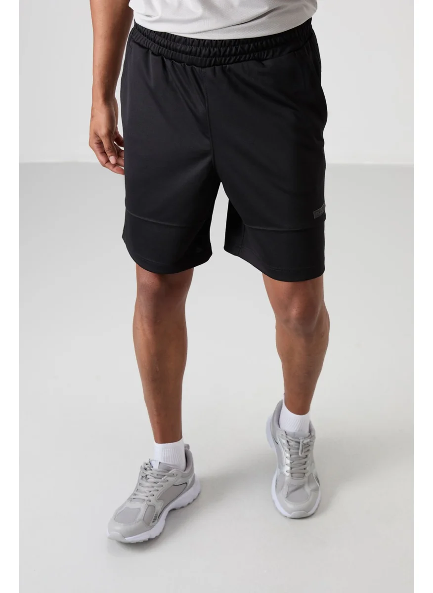 Tommy Life Black Polyester Thick Soft Comfort Fit Men's Shorts - 81272