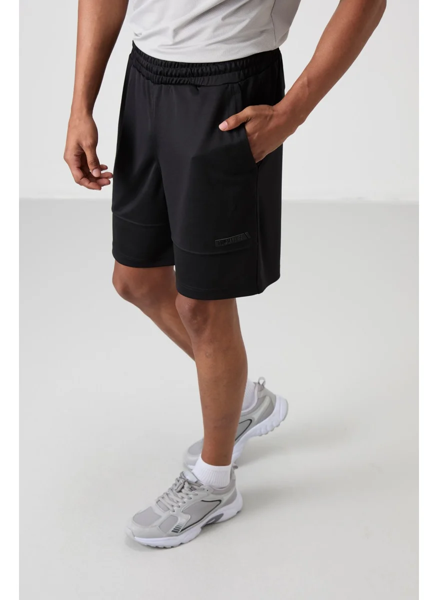 Tommy Life Black Polyester Thick Soft Comfort Fit Men's Shorts - 81272