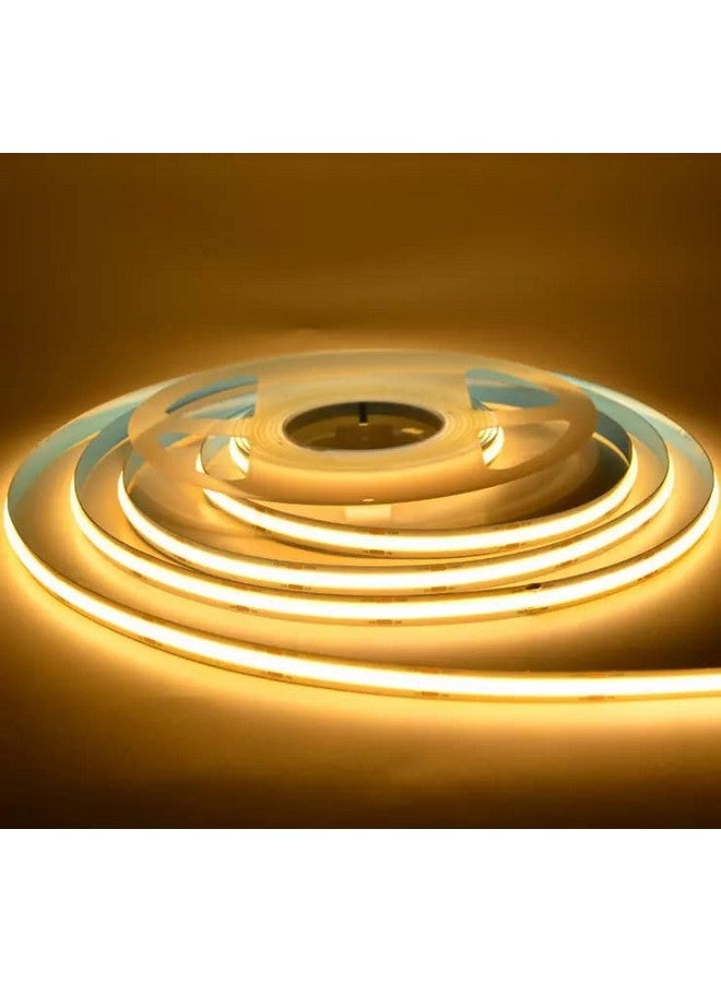 protium شريط LED مرن عالي الكثافة 10 واط/م 5 متر DC12V أبيض دافئ 3000K عرض 8 مم قابل للتعتيم لتزيين غرفة النوم والمطبخ والمنزل الداخلي - Image 5