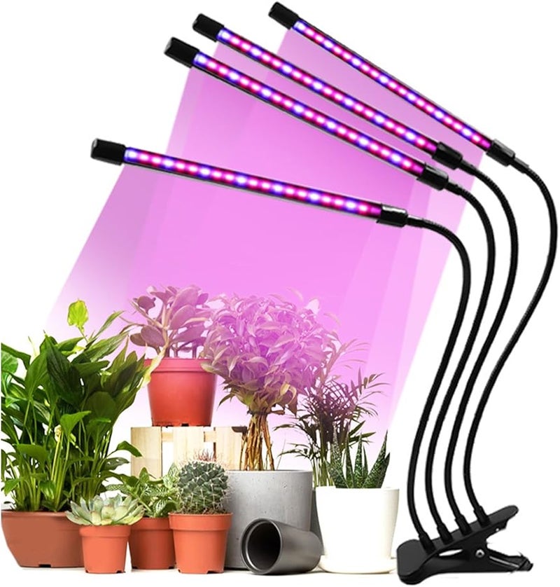 FTVOGUE ضوء نبات USB كامل الطيف 9 تروس تخفيت توقيت أنبوب واحد 10 واط للزراعة الداخلية - Image 3