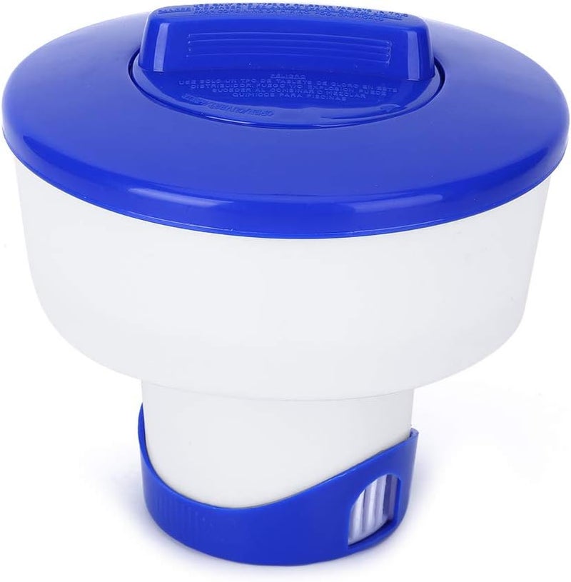 TOPINCN Swimming Pool, Durable PVC Strong Structure 8" Floating Dispenser for Automatic Cleaning, Spa Accessory - Image 1