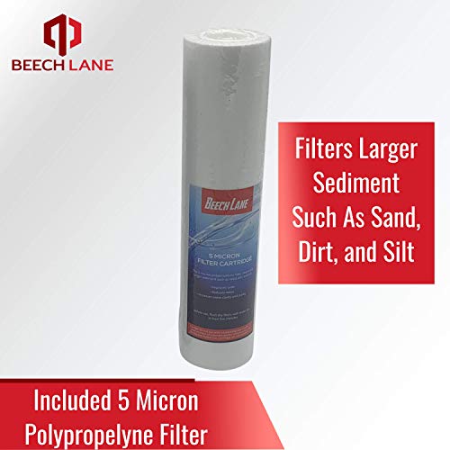 Beech Lane External RV Dual Water Filter System, Leak-Free Brass Fittings, Mounting Bracket and Two Filters Included, Sturdy Construction is Built to Last - Image 4