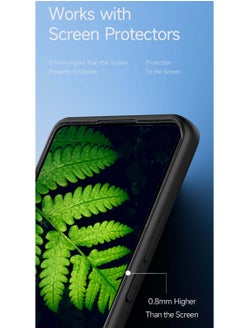 Wtech Honor X9c 5G 2024 / Honor Magic7 Lite 5G 2025 Liquid Silicone Carbon Fiber Texture Case Cover - Black  - Image 5