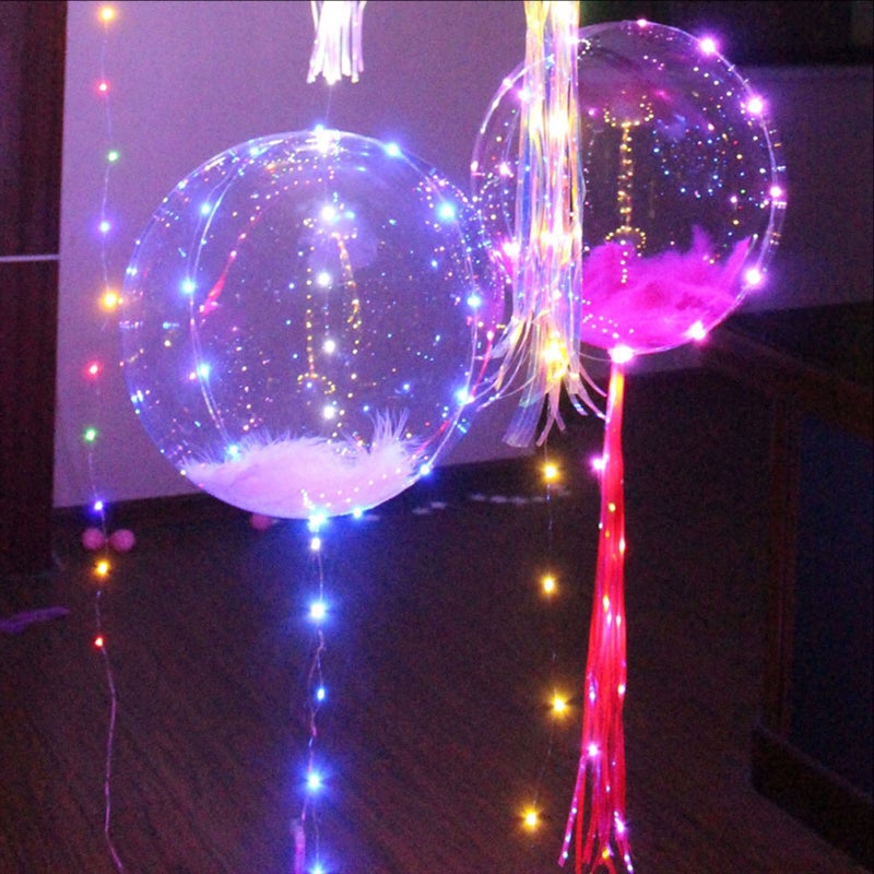 Balloons 50 Packs, 24 Inch Helium Style Transparent Bubble Clear Balloons for LED Light Up Balloons, Gifts for Christmas,Wedding,Birthday Party - Image 3